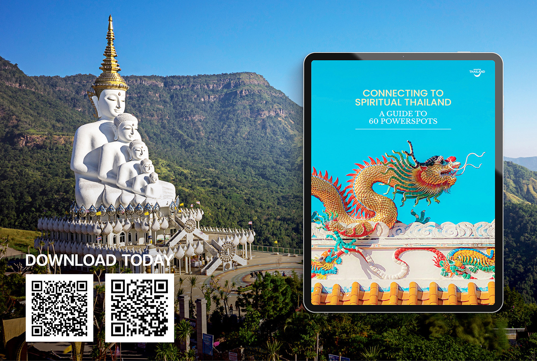 TAT  sponsors the e-book “Connecting to Spiritual Thailand: A Guide to 60 Powerspots”